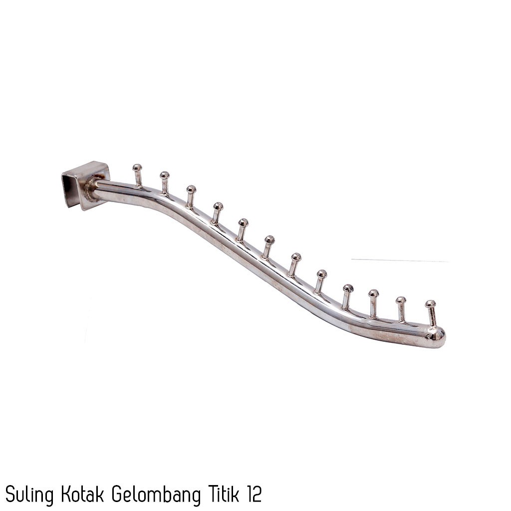 ISF Hanger suling tembok 12 titik /Gantungan Baju Suling Besi Hanger