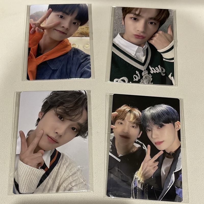 [Harga Pair atas bawah] The Boyz Fancon Trading Card (TC) Q, Hyunjae, Jacob, Sangyeon - New Unit
