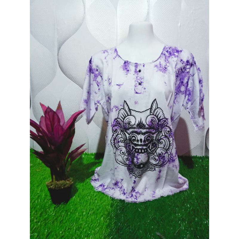 Baju barong Kaos santai Bali atasan pria&amp;wanita ukuran big size XXL