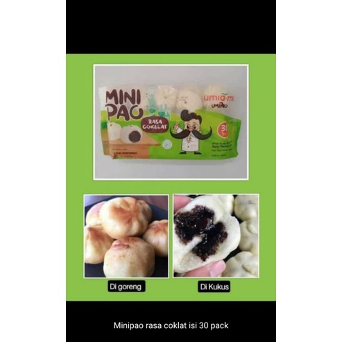 

Minipao coklat isi 30