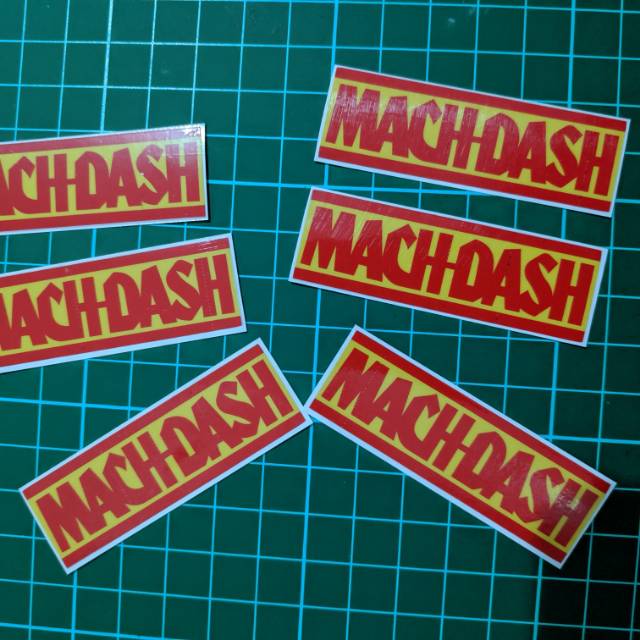 Sticker Mach Dash Tamiya Mini 4WD