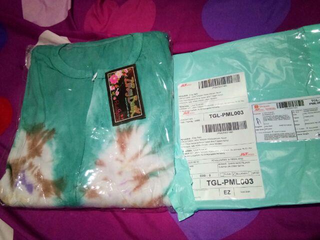 Gamis Kaos Pelangi Slavina Ori Ziray Batik Jumbo Premium