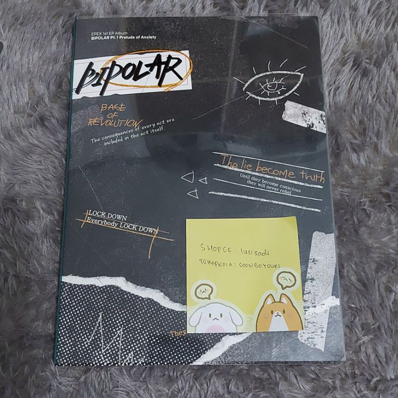 EPEX Signed Album from MWAVE Abyss Ver. + 2 Photocards