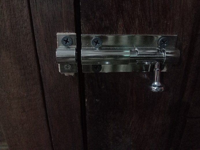 Grendel Slot Pintu Jendela 3  Inch Putih Kuning Emas Chrome Stainless