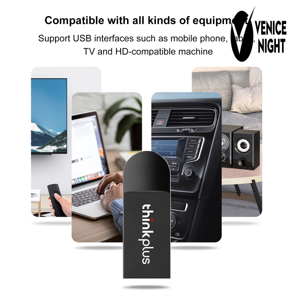 (SF) Lenovo Thinkplus Flashdisk USB 2.0 8 / 16 / 32 / 64G Portable Plug &amp; Play Bahan Logam