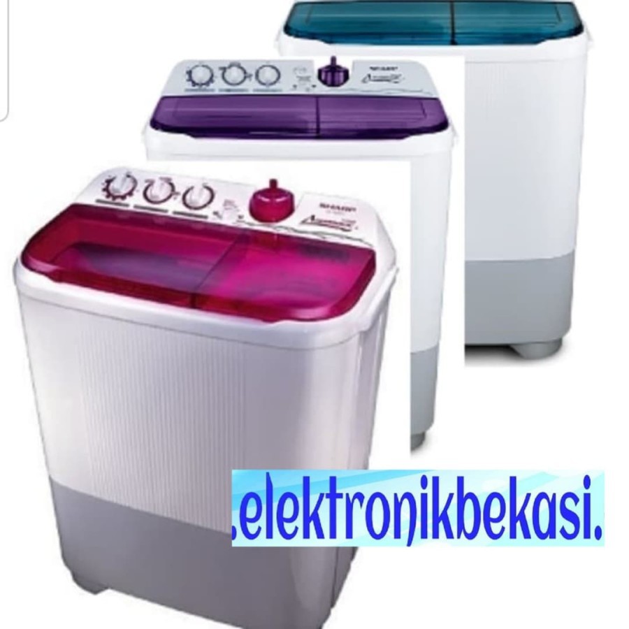 MESIN CUCI SHARP 85 CR / MESIN CUCI SHARP 8.5 KG / MESIN CUCI SHARP 2 TABUNG EST 85 CR