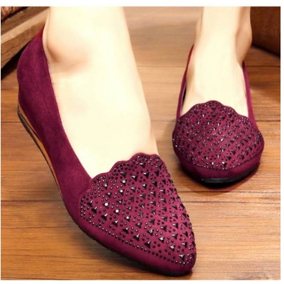 Sepatu Kerja Model Wedges Untuk Wanita 3cm