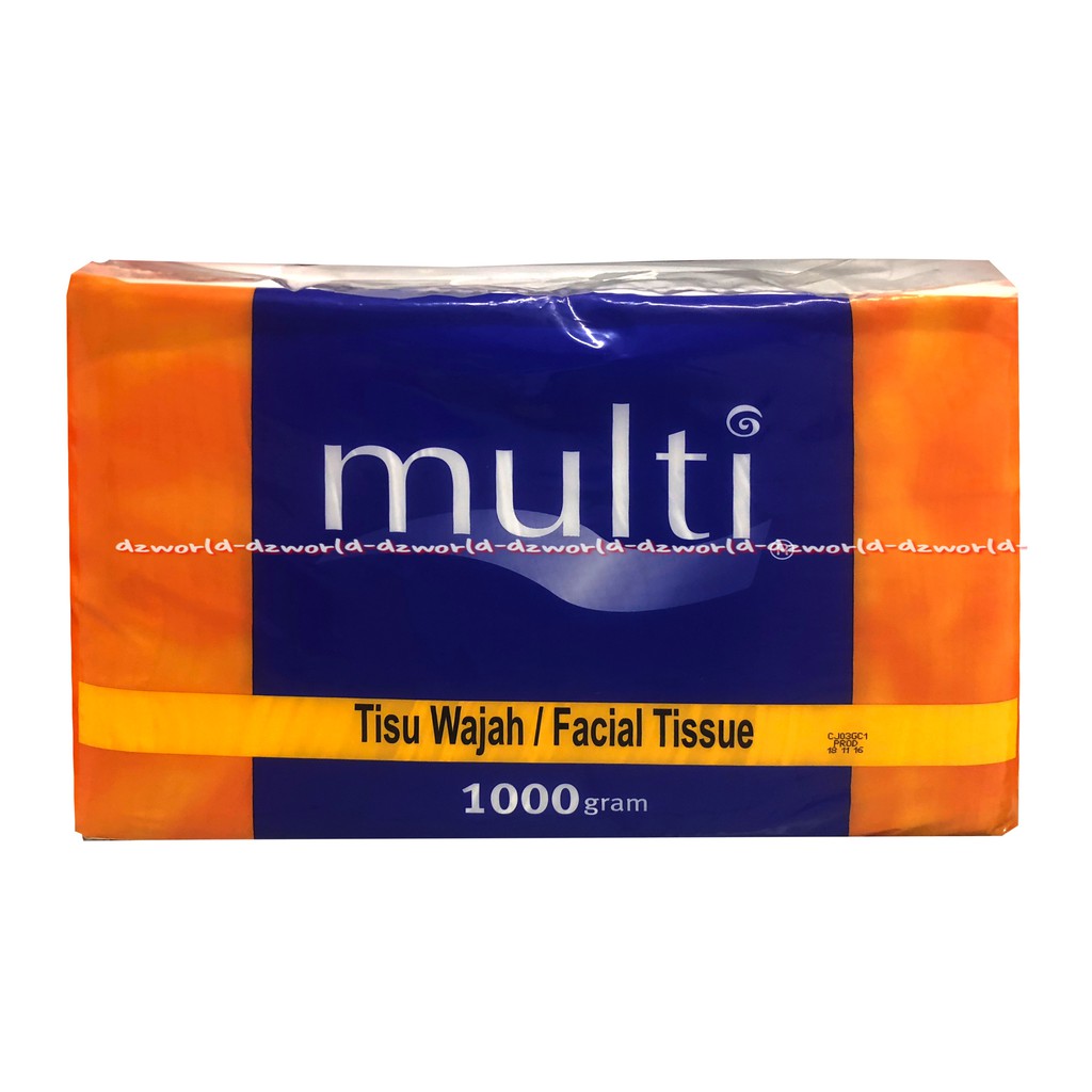 Multi Tisu Wajah Facial Tissue 1000gr Tisu Muka Tissu Lembut Muka Kosmetik Tisue Multti Mullti