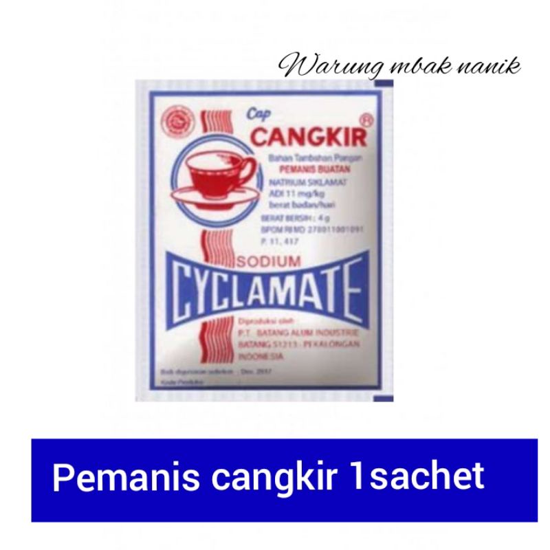 

sodium pemanis buatan cap cangkir 1sachet