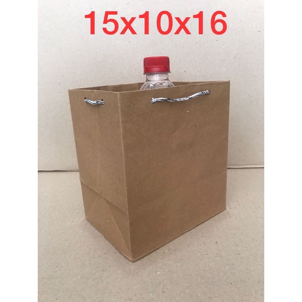 

PAPER BAG KRAFT 15x10x16