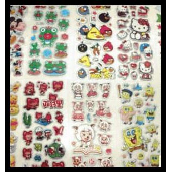

STIKER TIMBUL 3-DIMENSI MOTIF ANEKA KARTUN
