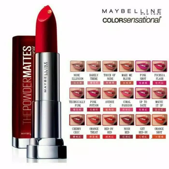 Maybelline The Powder Mattes Maybeline Lipstik