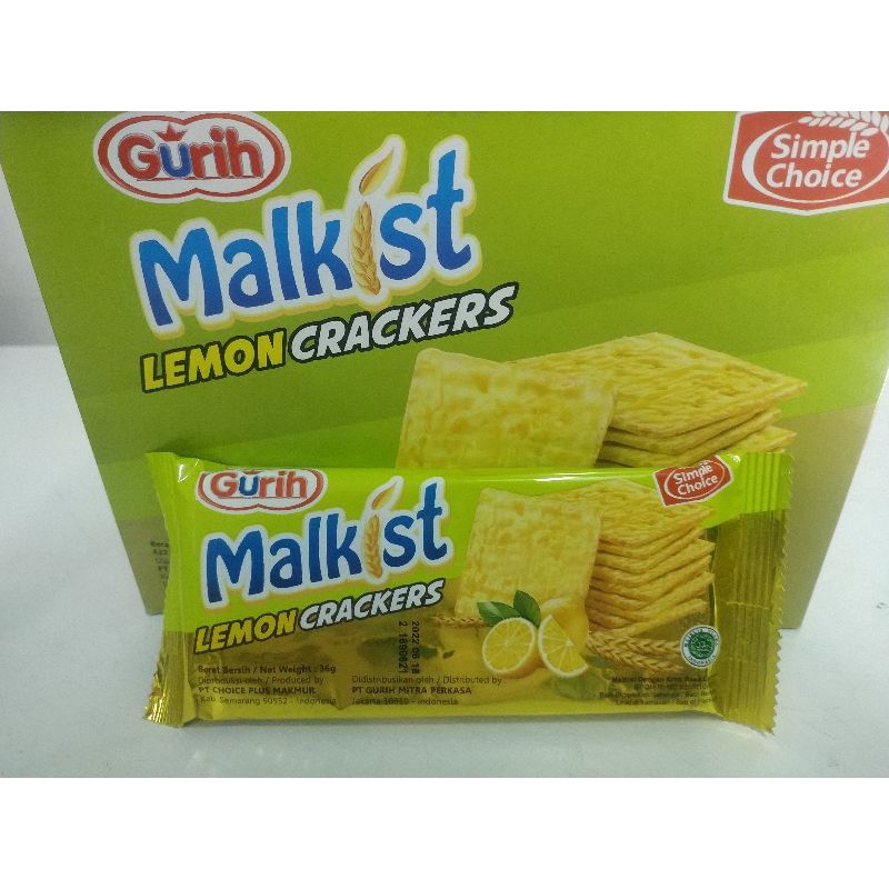 

Gurih Malkist Lemon Crackers