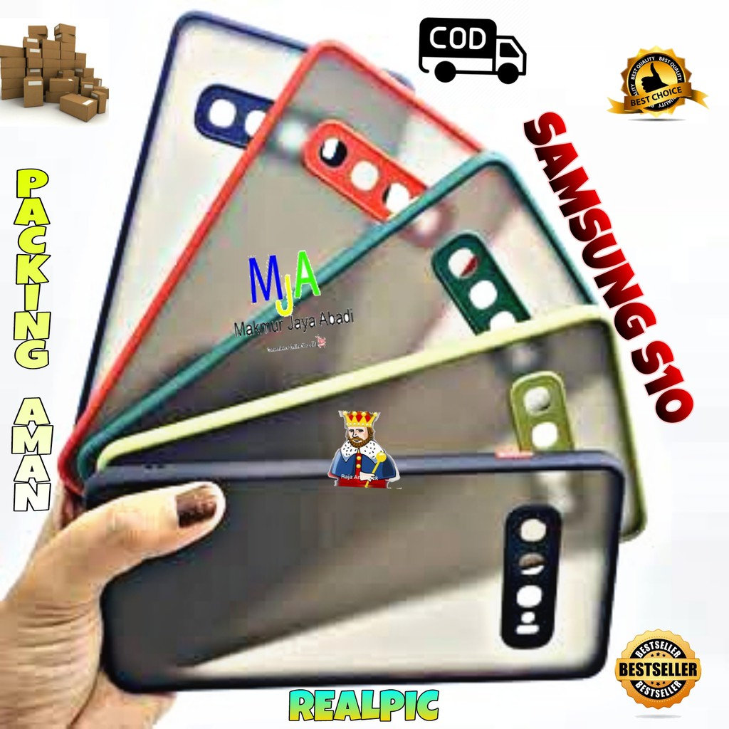 SOFTCASE SAMSUNG GALAXY S10 - CASE MATTE FULL COLOUR MY CHOICE BUMPER CASE PELINDUNG KAMERA