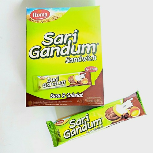 SB Collection Biskuit Roma sari gandum sandwich ( 12pcs X 38.5g)