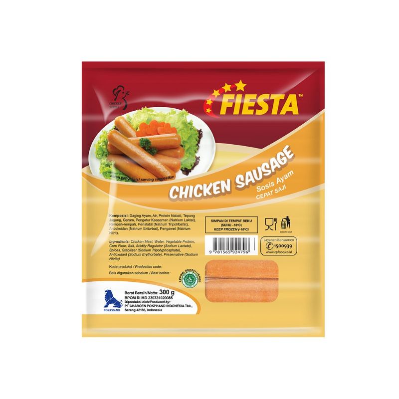 

Fiesta Chicken Sausage 300gram