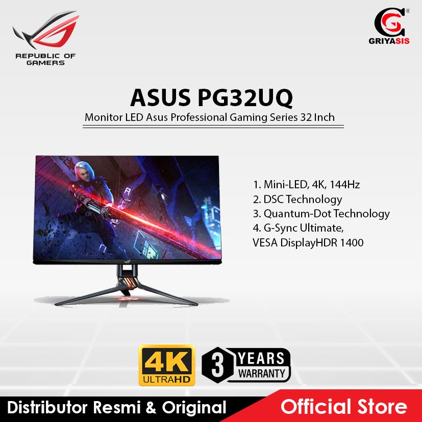 Monitor LED Asus Professional Gaming Series 32 Inch PG32UQ