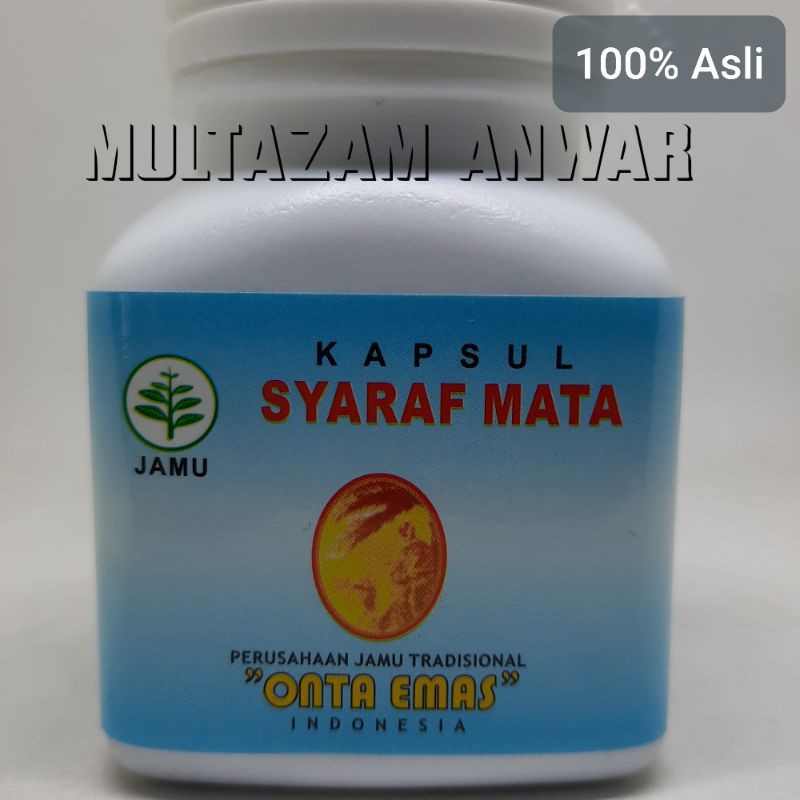 KAPSUL SYARAF MATA
JAMU TRADISIONAL ONTA EMAS