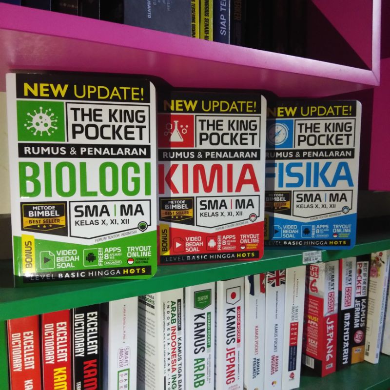 ⚡FLASH SALE⚡ Buku Rumus SMA/MA New Update The King Pocket-Biologi SMA