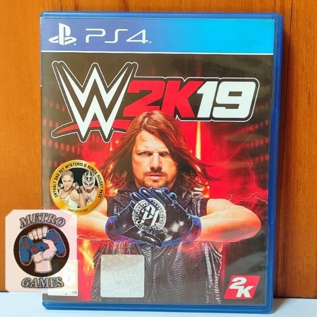 WWE 2K19 PS4 Kaset W2K19 Playstation PS 4 5 Smackdown Smack Down WW 2019 W2K19 W 19 WW2K19 2K CD BD Game Games 2k20 2k18 ps4 ps5 reg 3 reg 3 asia 2k22 2022