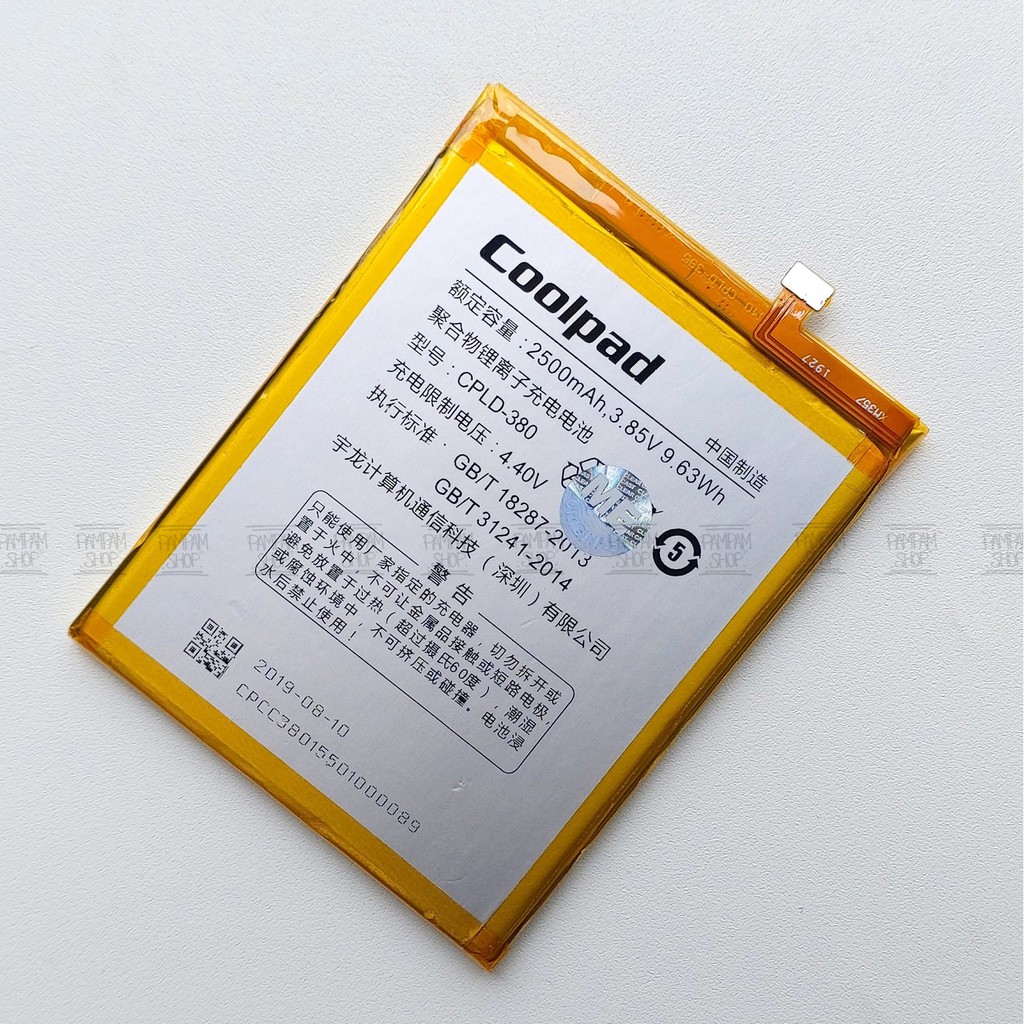 Baterai Coolpad Max Lite R108 CPLD380 CPLD-380 Batre Batrai Battery Colpad Cool Pad CPLD 380