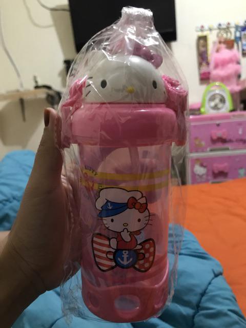 Botol Minum Anak Karakter Hello Kitty Hk Kepala 3d Bottle Drink 400ml Souvenir Ulang Tahun Kado