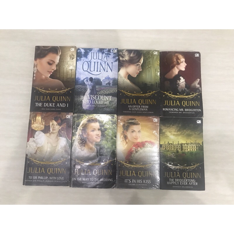 Novel Seri Bridgerton Edisi Lama (kecuali When He Was Wicked)