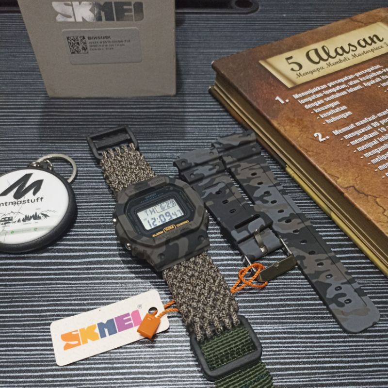 Jam Skmei Strap Paracord Survival 2MM