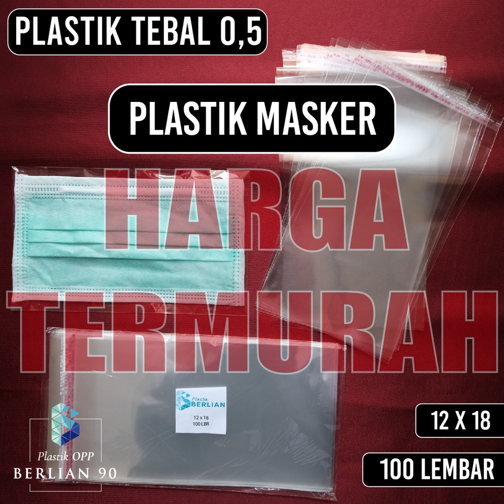 

PLASTIK OPP TEBAL 12 x 18 cm 30 Micron (0,5) PLASTIK KEMASAN / PLASTIK ROTI