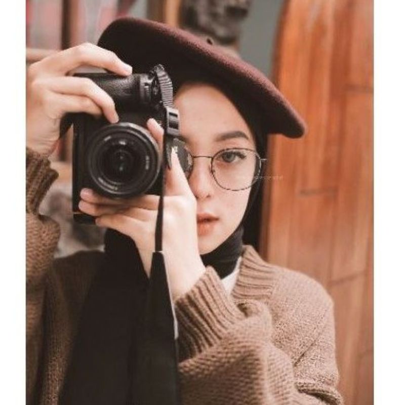 topi baret selebgram kupluk Beret Hat Topi Fashion Korea WINTER PELUKIS