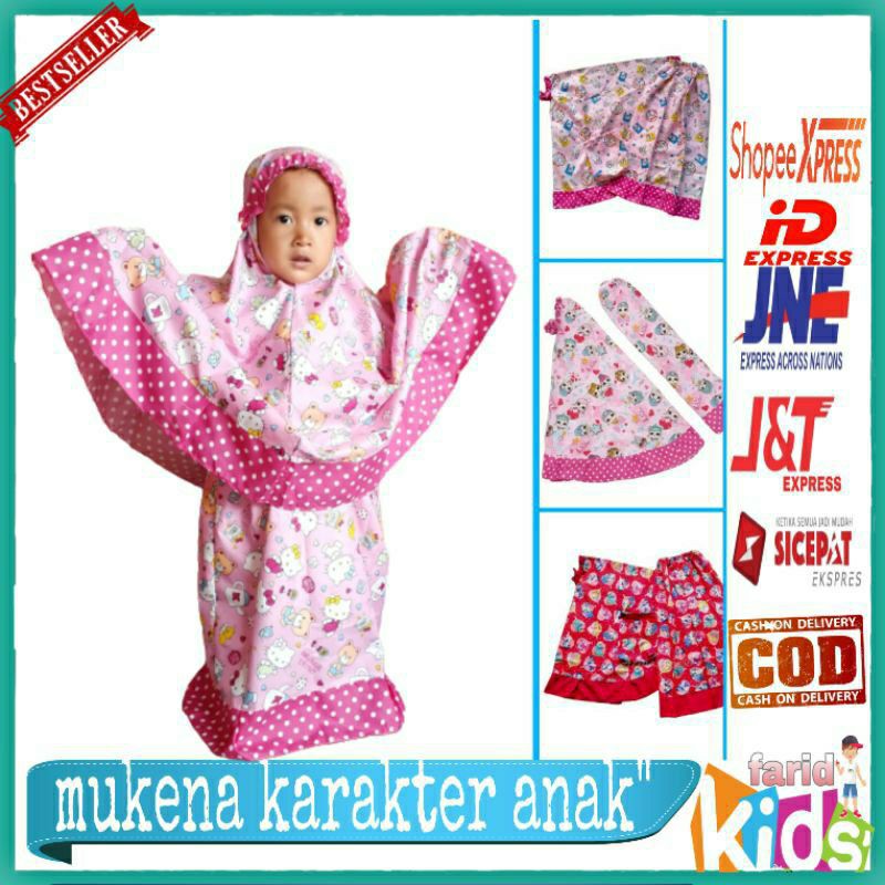 (COD)MUKENA ANAK||MUKENA ANAK PEREMPUAN||MUKENA ANAK KARAKTER||MUKENA ANAK-ANAK 2-6 tahun