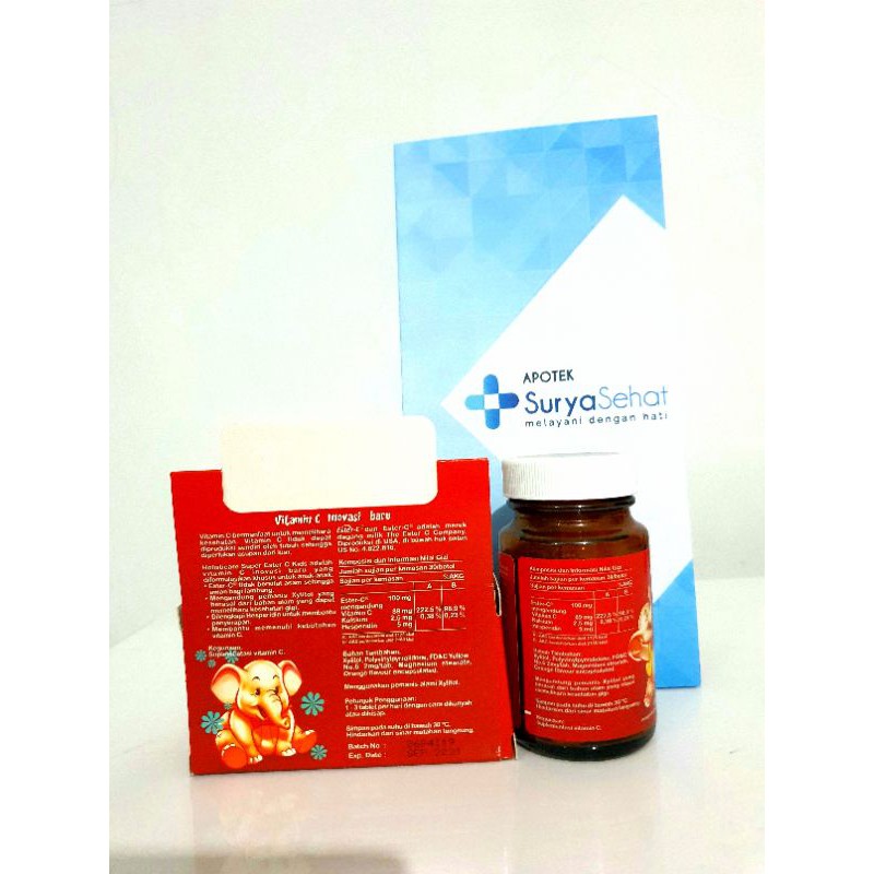 Holisticare Ester C Kids 1 botol isi 30 tablet