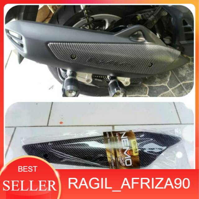 Cover knalpot nmax carbon mini merek Nemo