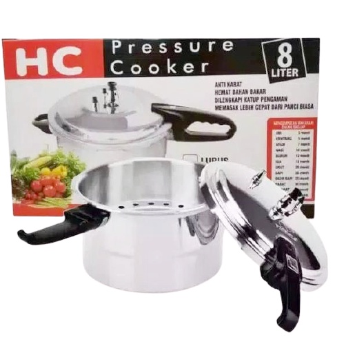 Panci Presto 8 Liter Pressure Cooker - HC Happy call me  - Panci Presto Murah Berkualitas