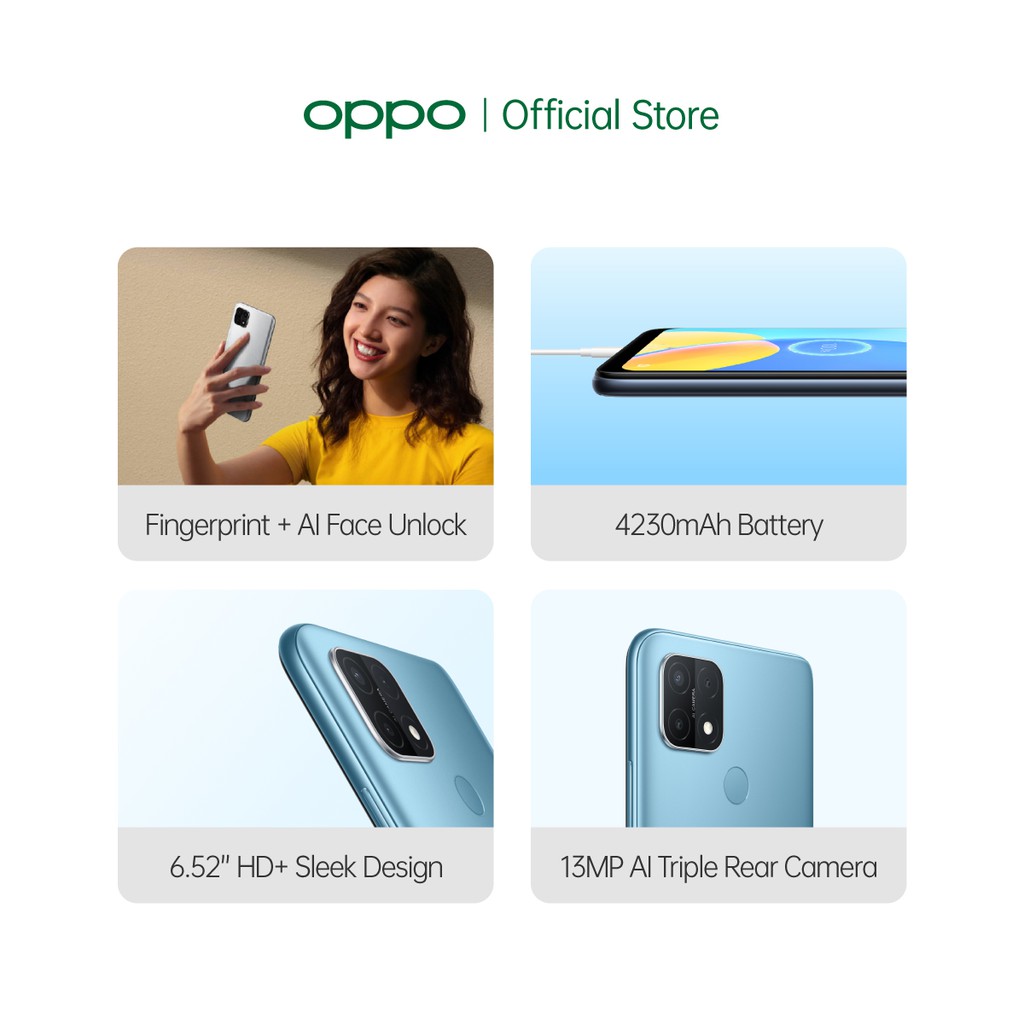 OPPO A15S 4GB/64GB [4230 mAh, AI Face Unlock]-1
