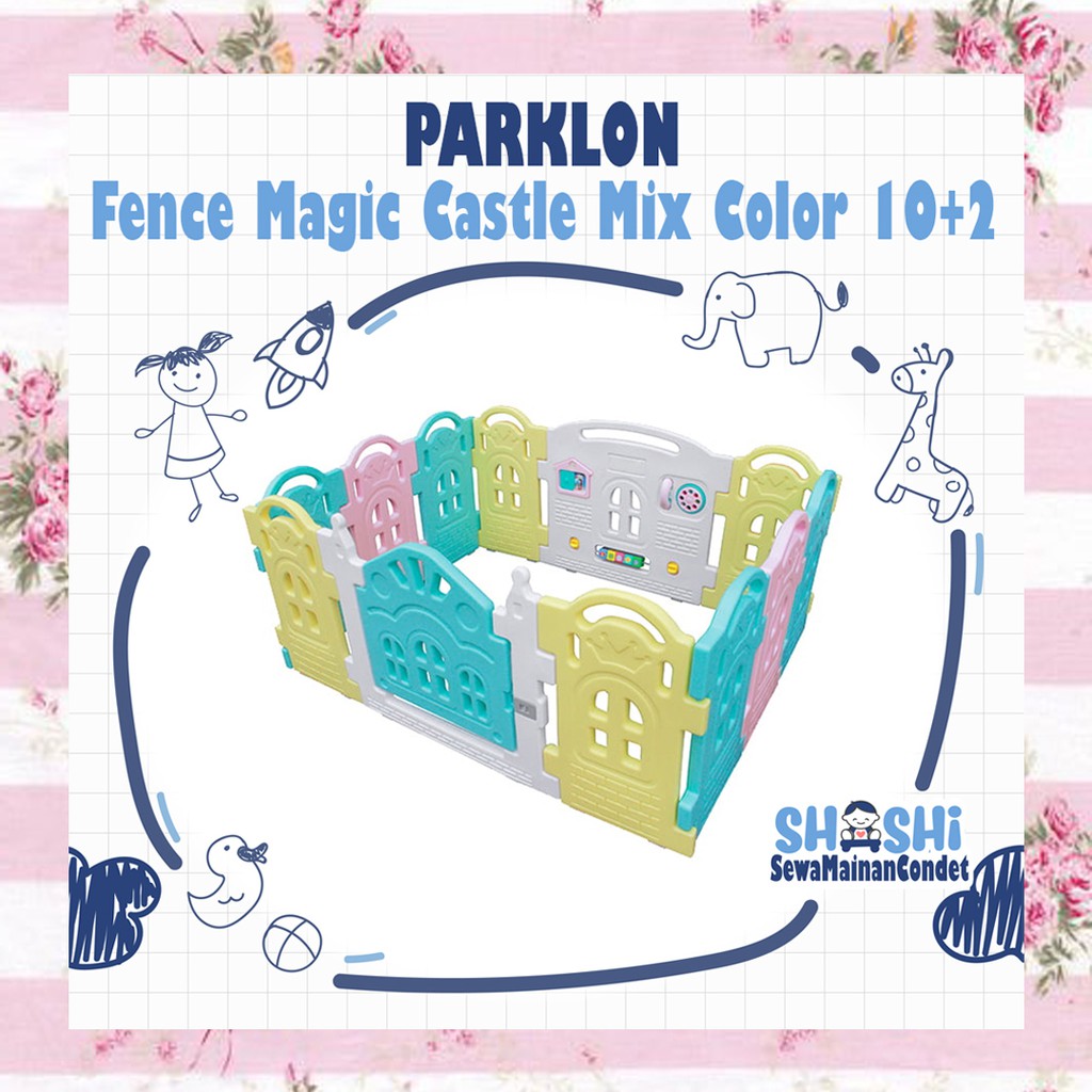 Sewa Parklon Fence Magic Castle Mix Color 10 + 2