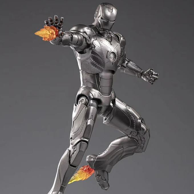 Diskon Iron Man Mark Ii Mark 2 Mk2 Original Zd Toys Silver