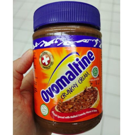 Ovomaltine Crunchy Cream Bread Spread with Malted Crunchy Pieces &amp; Cocoa 380g