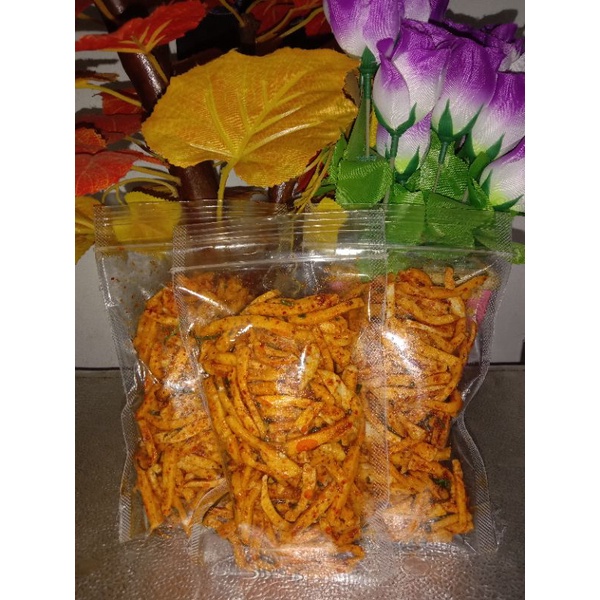 Basreng pedas daun jeruk 10000(3pcs)