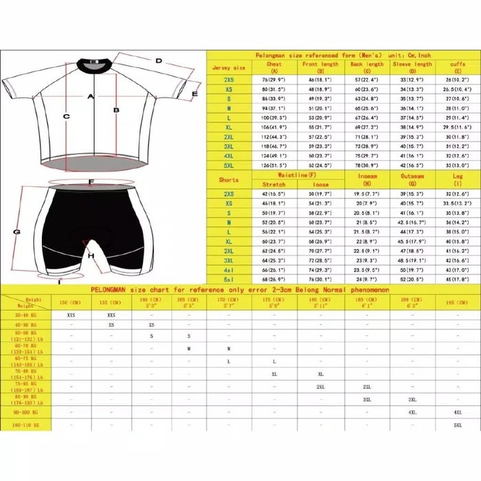 REPLICA CASTTELLI BIB CELANA PANJANG SEPEDA