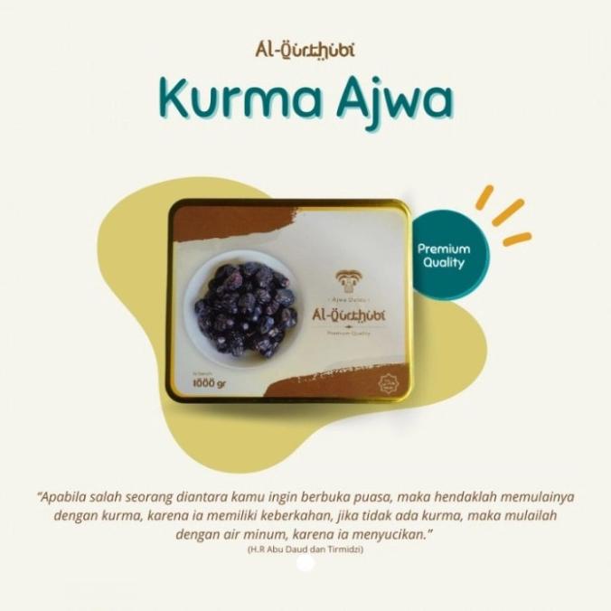 

KURMA AJWA PREMIUM 1000GR - AL QURTHUBI KURMA AJWA DH654636E