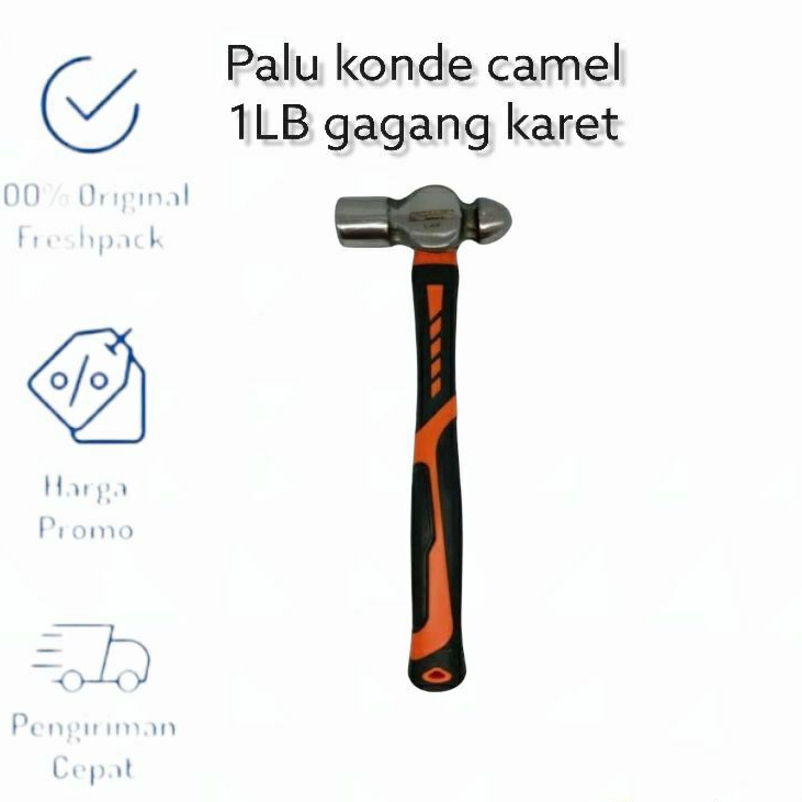 palu konde gagang karet camel 1Lb CAMEL ball hammer rubber