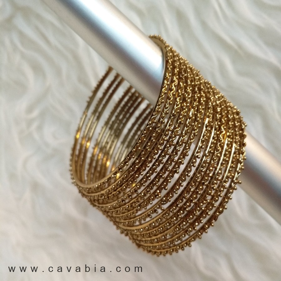 Gelang Keroncong India Perak Bakar - M 088