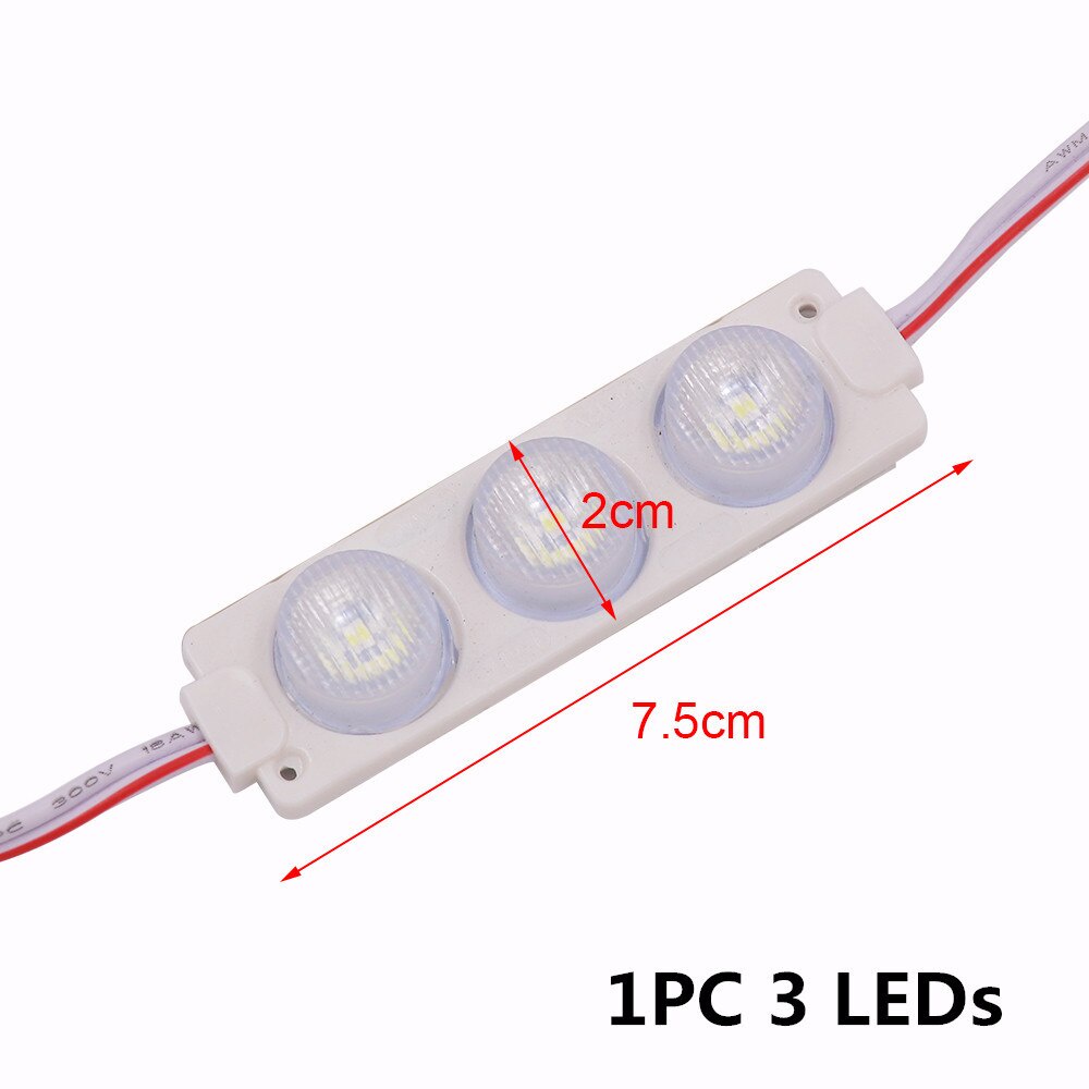 Lampu LED Strip Modul Module SMD 3030 3 Mata 3W 12V IP67 Waterproof