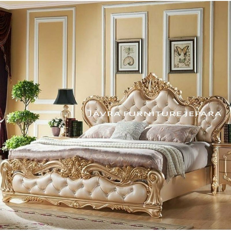 Dipan tempat tidur mewah tempat tidur ukir jepara furniture jepara asli