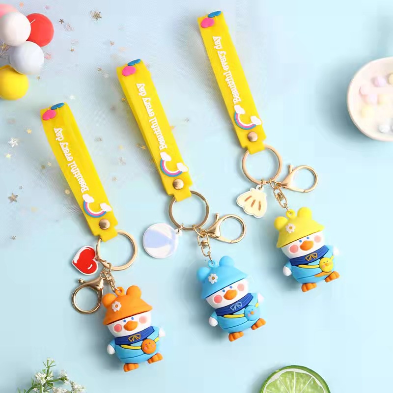 Gantungan Kunci Bebek Lucu / Key Chain Duck / Gantungan Kunci Animal / GANTUNGAN KUNCI MOBIL MOTOR