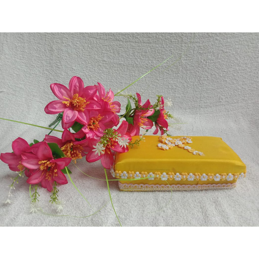 BEST PRODUK Premium Kotak perhiasan Kotak Seserahan Kotak Cincin Persegi Panjang Kuning lamaran