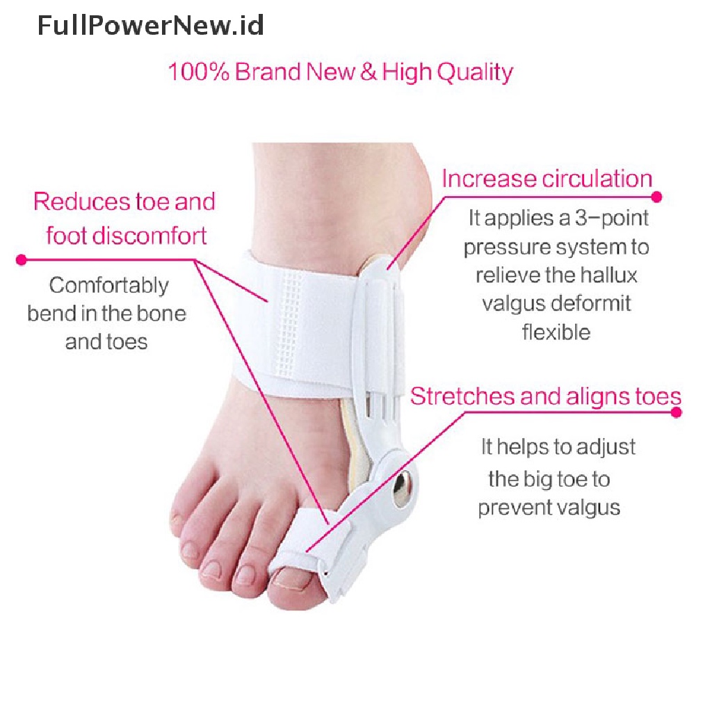 (Kuku Palsu) Alat Bantu Koreksi Tulang Ibu Jari Kaki Orthosis / Valgus Untuk Unisex / Pria / Wanita