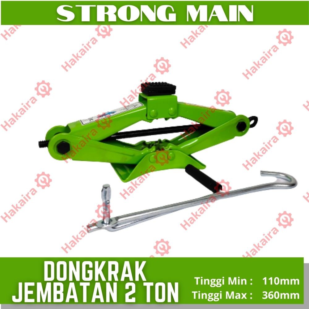 Dongkrak Jembatan 2 Ton - STRONG MAIN