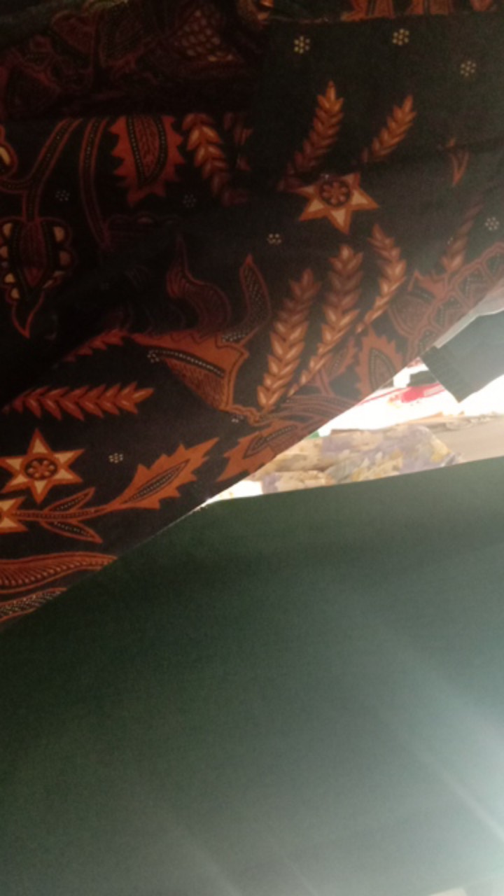 Batik Couple Keluarga Sania Ruffle Ori Ndoro Jowi Dnt Dimensi Abu